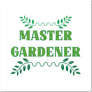 Master Gardener - Funny Garden Gardening Title Posters and Art